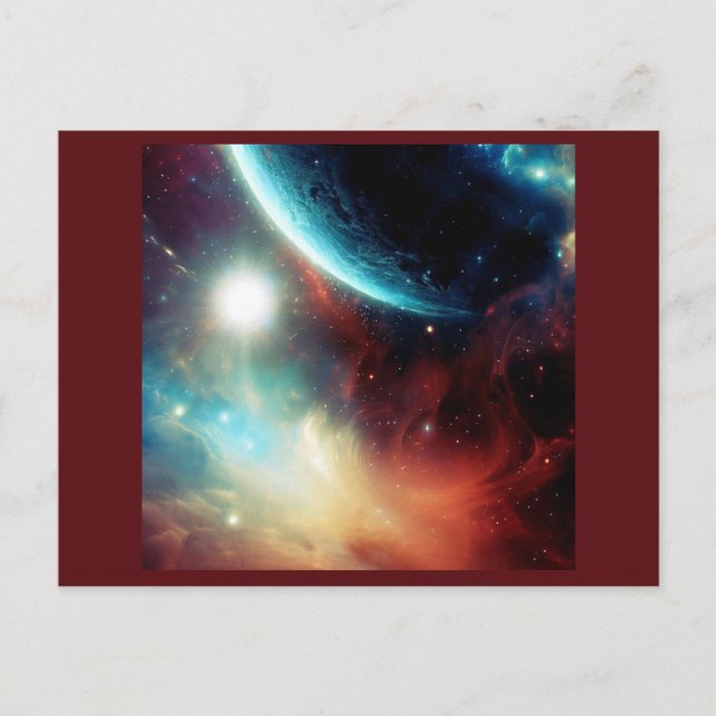 Postal SF - Opera espacial 3 (Anverso)