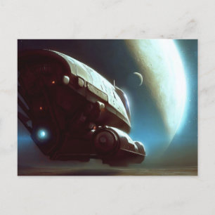 Postal SF Orbiting Spaceship 1