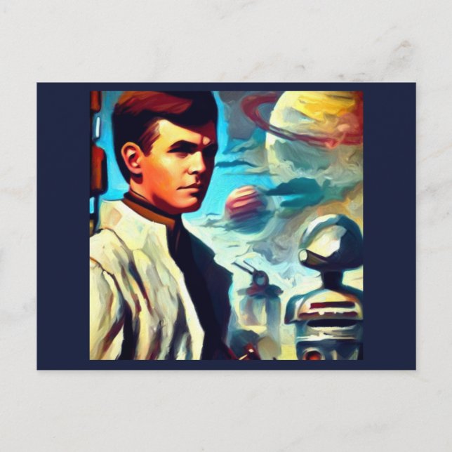 Postal SF Pulp Magazine Cover Style 2 (Anverso)