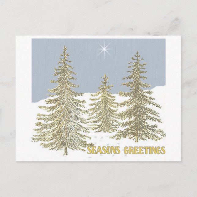 Postal SG-Trees y Star (Anverso)