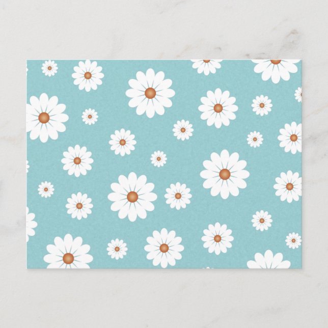 Postal Shabby Chic Beautiful Daisy Daisies Flor Floral (Anverso)