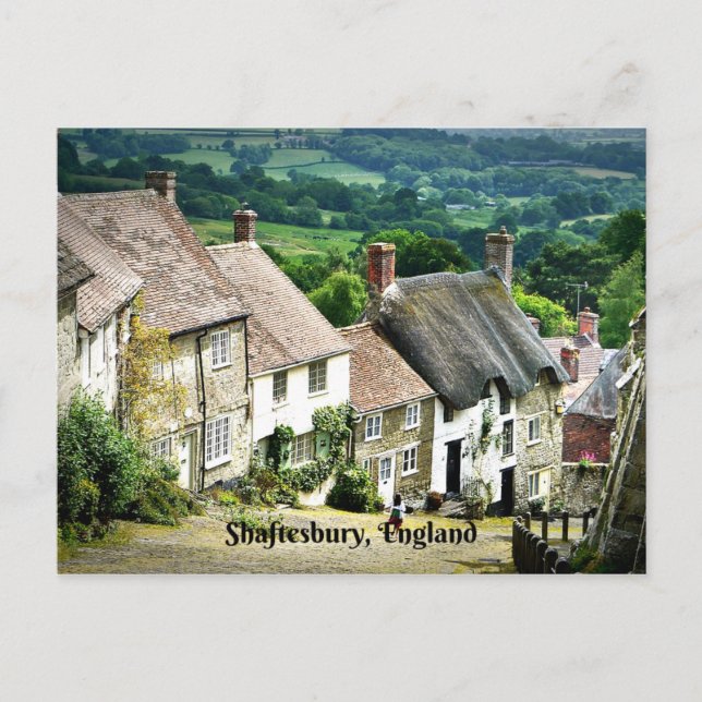 Postal Shaftesbury, Inglaterra (Anverso)