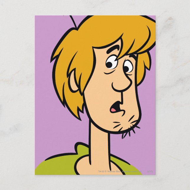 Postal Shaggy Sorprendido (Anverso)