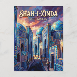 Postal Shah-i-Zinda Uzbekistán