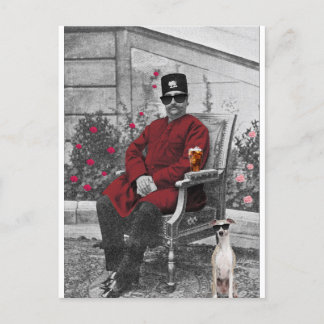 Postal Shah persa de Qajar - Irán