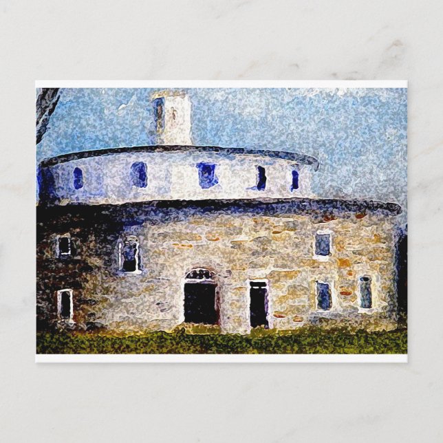 Postal Shaker Round Barn (Anverso)
