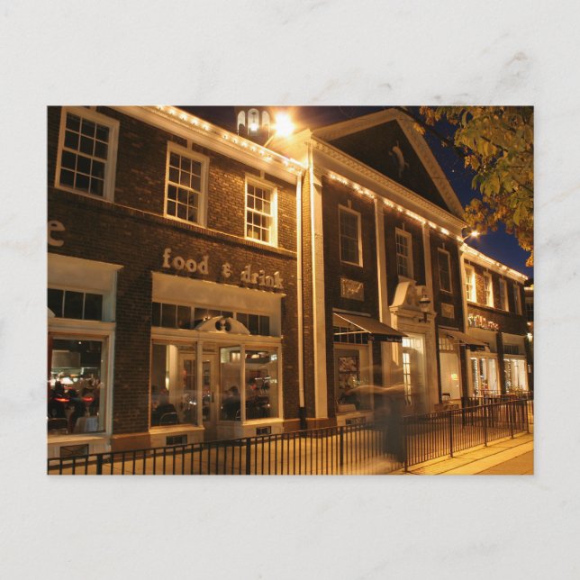 Postal Shaker Square en la noche - 1 (Anverso)