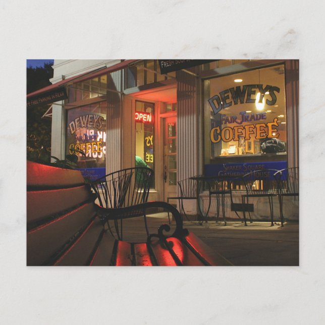 Postal Shaker Square en la noche - 2 (Anverso)