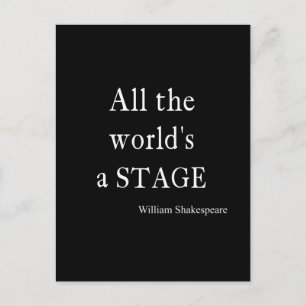 Postal Shakespeare cita citas en escena de All the World