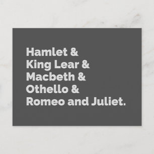 Postal Shakespeare Plays I