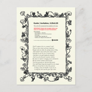 Postal Shakespeare Sonnet # 18