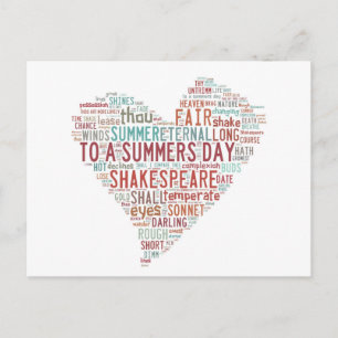 Postal Shakespeare Sonnet 18