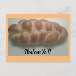 Postal Shalom Ya va a retar el pan