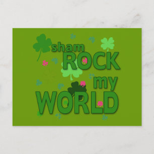 Postal Sham Rock My World con Shamrock