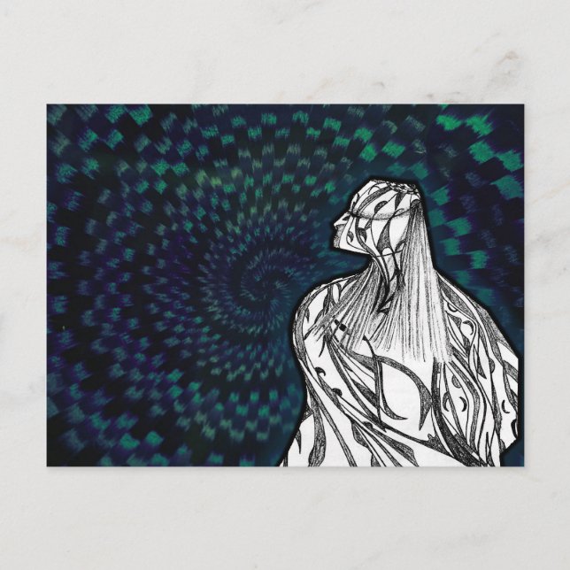 Postal "Shaman" (Anverso)