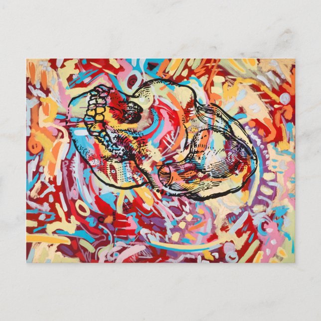 Postal Shaman ciego (Anverso)