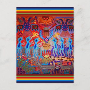 Postal Shaman Ritual Huichol
