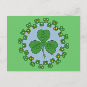 Postal Shamrock and Knotwork