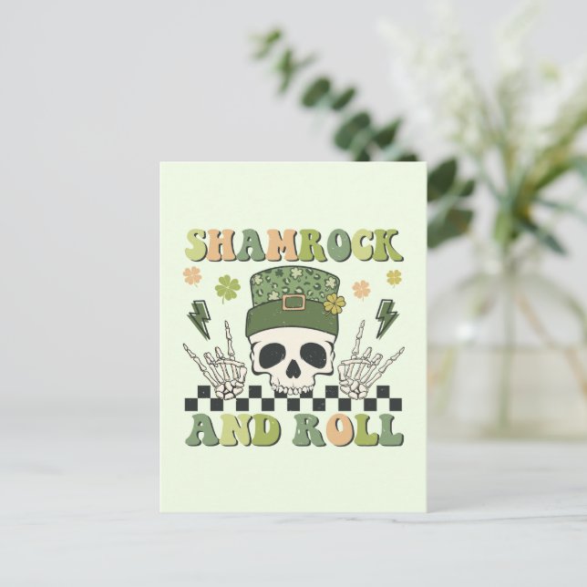 Postal Shamrock and Roll (Anverso de pie)