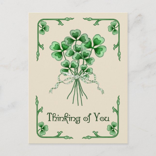 Postal Shamrock Bouquet (Anverso)