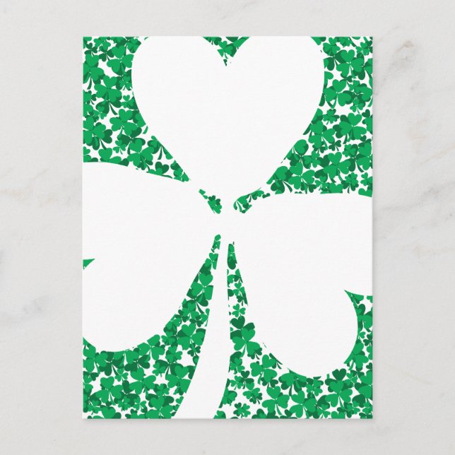 Postal Shamrock Cutout (Anverso)