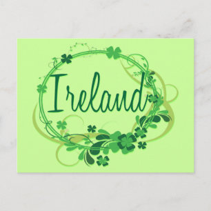 Postal Shamrock de Irlanda