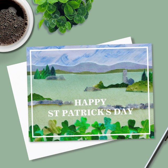 Postal Shamrock del Día de San Patricio (Subido por el creador)
