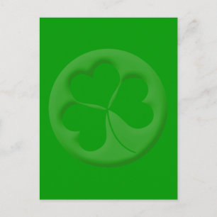 Postal Shamrock grabada