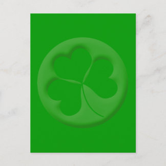 Postal Shamrock grabada