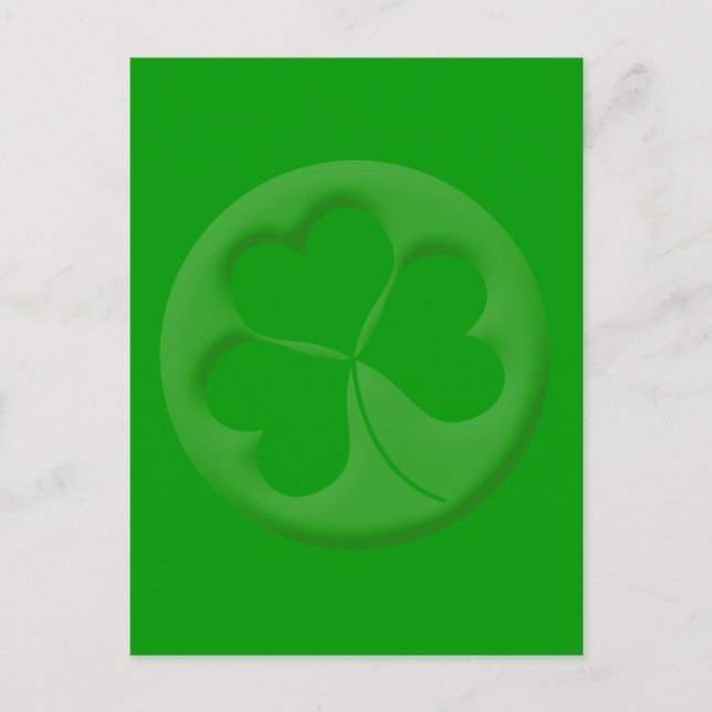 Postal Shamrock grabada (Anverso)