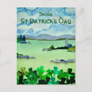 Postal Shamrock Green Landscape