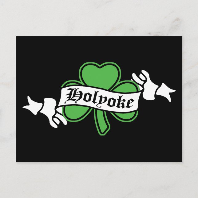 Postal shamrock-holyoke (Anverso)