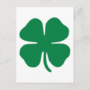 Postal Shamrock irlandés