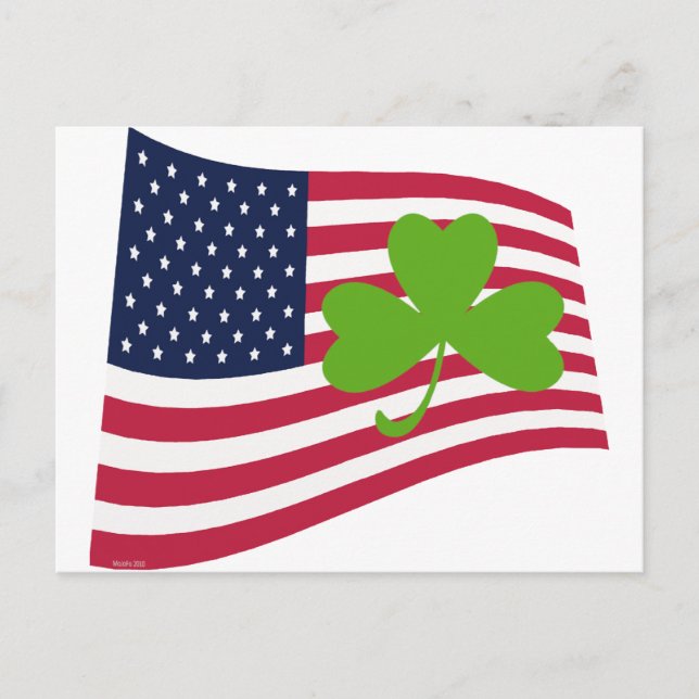 Postal Shamrock-USA (Anverso)