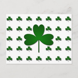 POSTAL SHAMROCKS IRLANDESES
