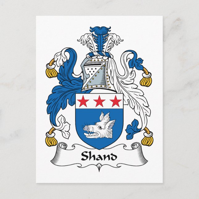 Postal Shand Family Crest (Anverso)
