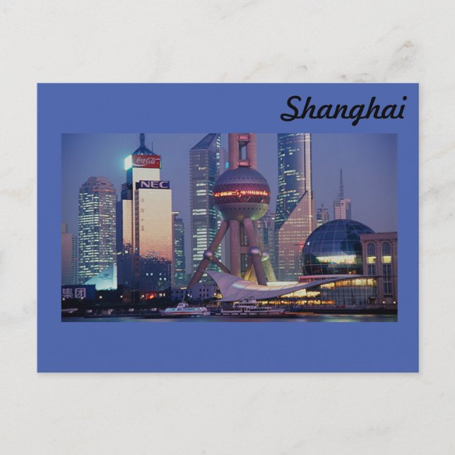 Postal Shanghai (Anverso)
