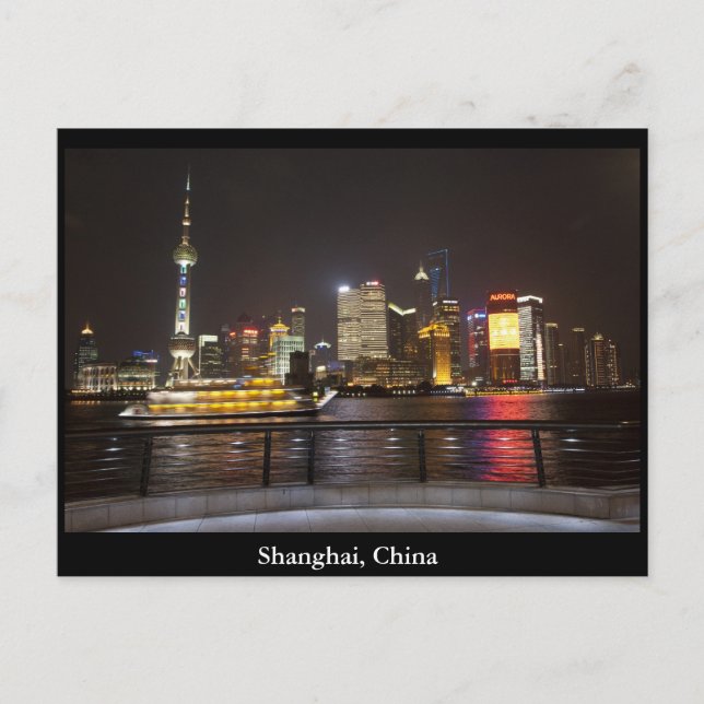 Postal Shanghai, China (Anverso)