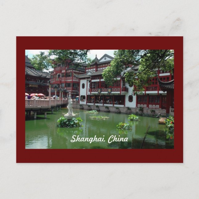 Postal Shanghai, China (Anverso)