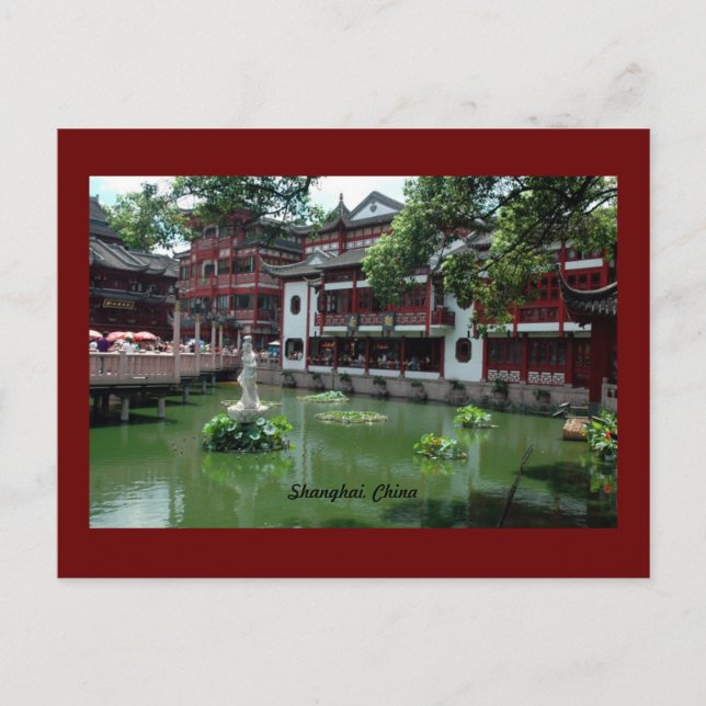 Postal Shanghai, China (Anverso)