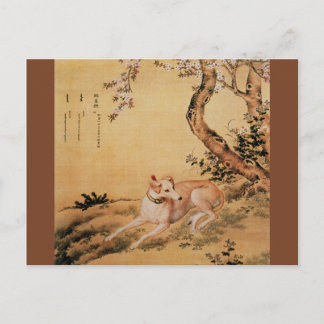 Postal Shanxing Wolf ~睒 星 狼~Greyhound ~Giuseppe Castiglio