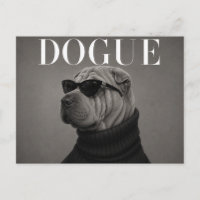 Shar Pei Editorial de Moda de Lujo
