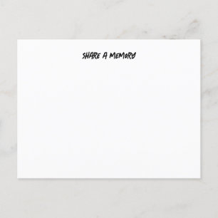 Postal Share a memory postcard
