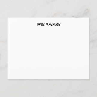 Postal Share a memory postcard 