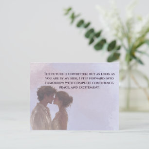 Postal Shared Future & Growth Love Quote Postcard Build