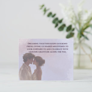 Postal Shared Future & Growth Love Quote Postcard Build