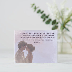 Postal Shared Future & Growth Love Quote Postcard Build