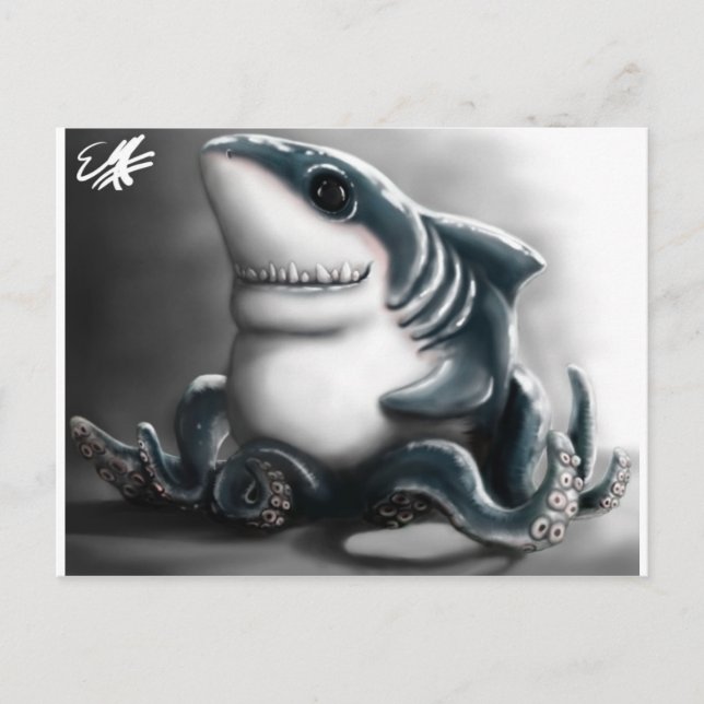 POSTAL SHARKTOPUS (Anverso)