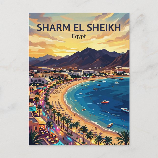 Postal Sharm el-Sheij Egipto (Anverso)