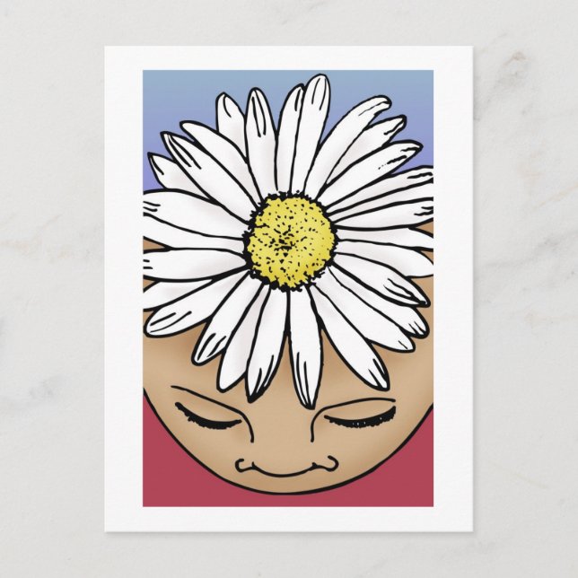 Postal Shasta Daisy (Anverso)